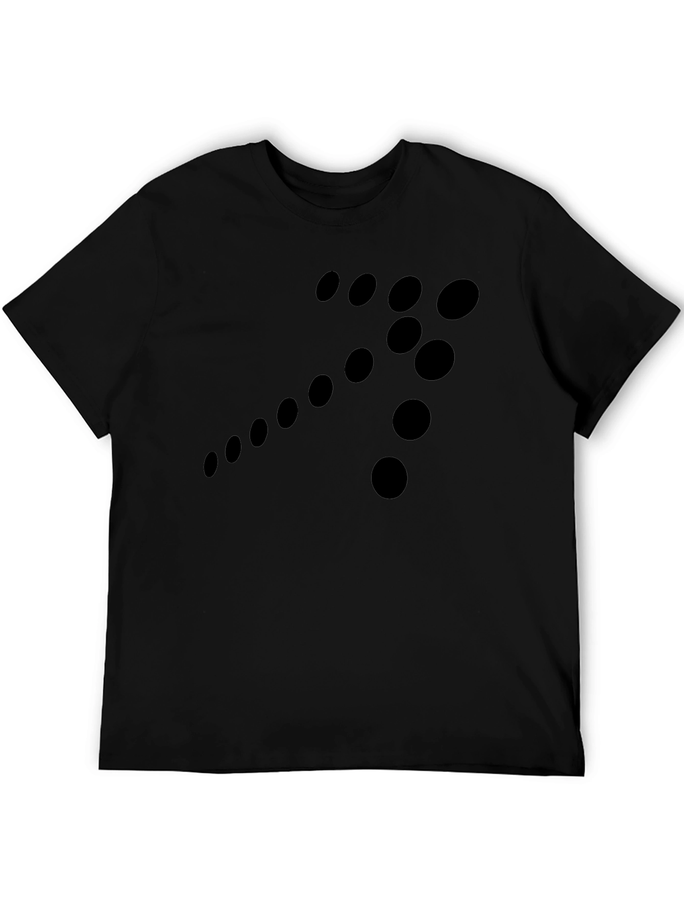Modern Arrow Graphic Black T-Shirt