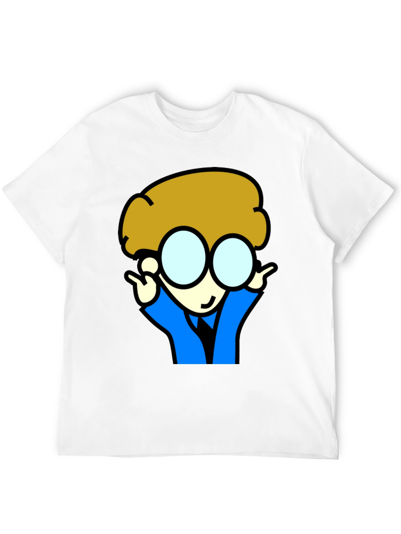 Cartoon Character T-Shirt - Black