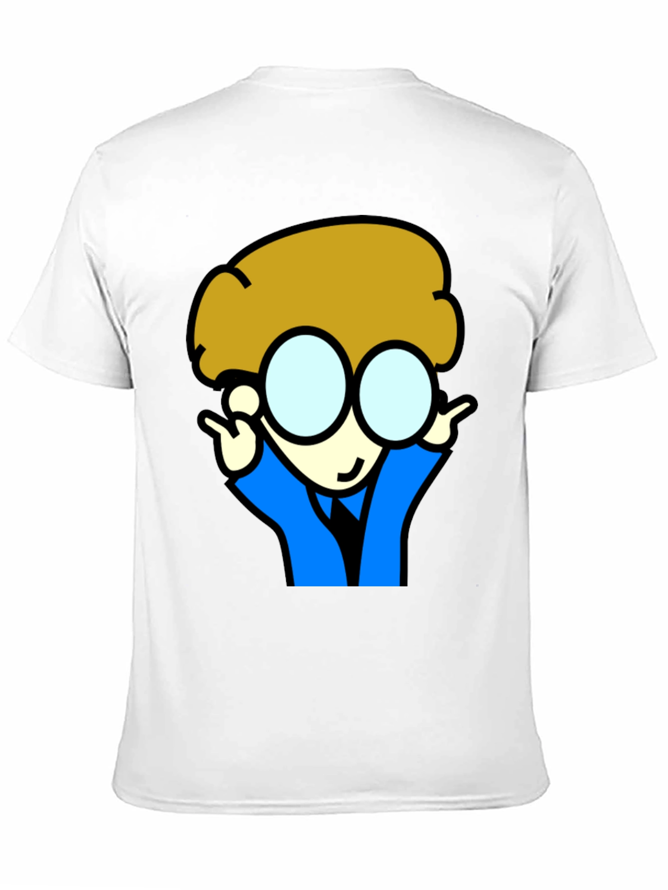 Cartoon Character T-Shirt - Black
