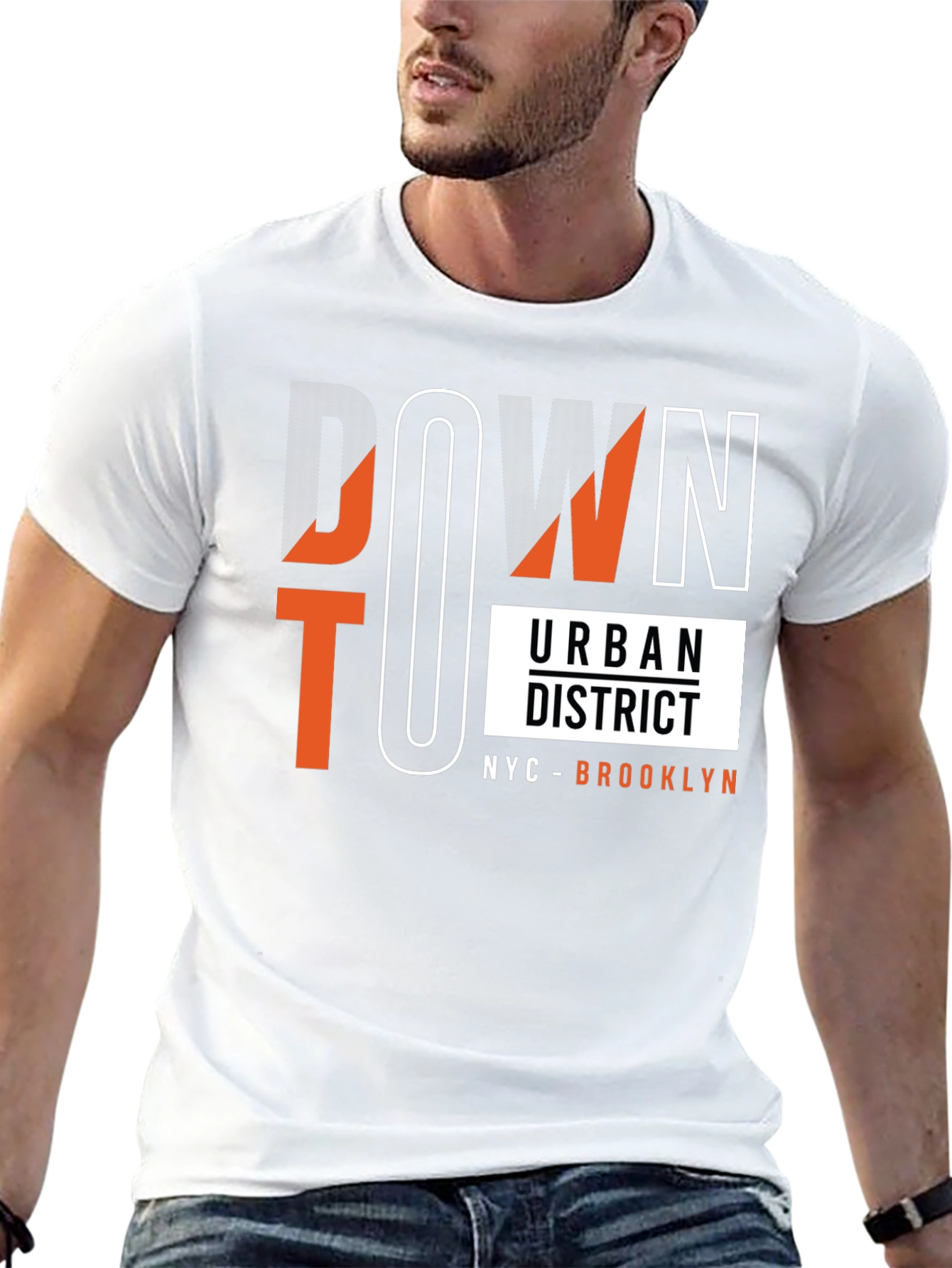 Urban District Graphic Print T-Shirt