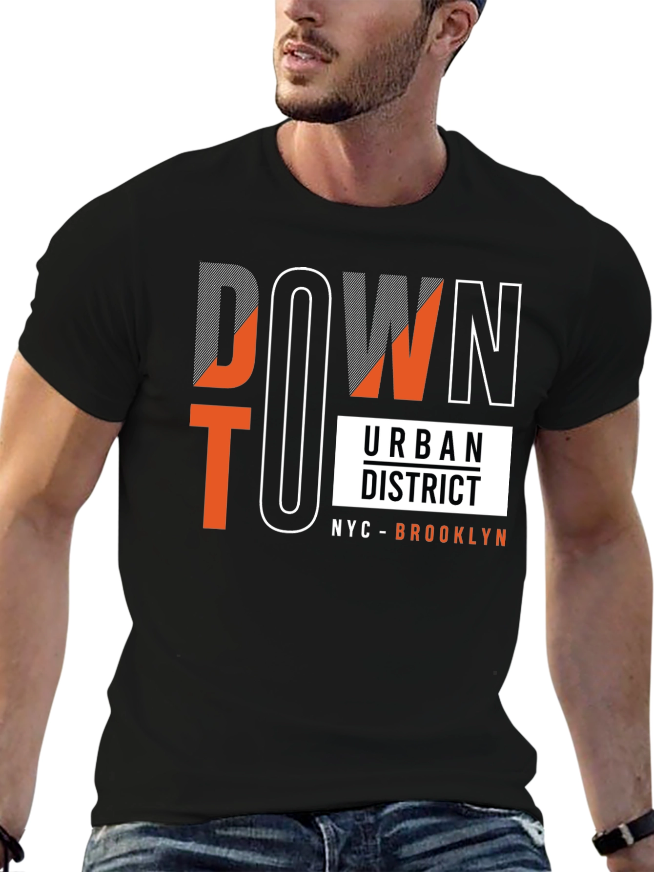 Urban District Graphic Print T-Shirt
