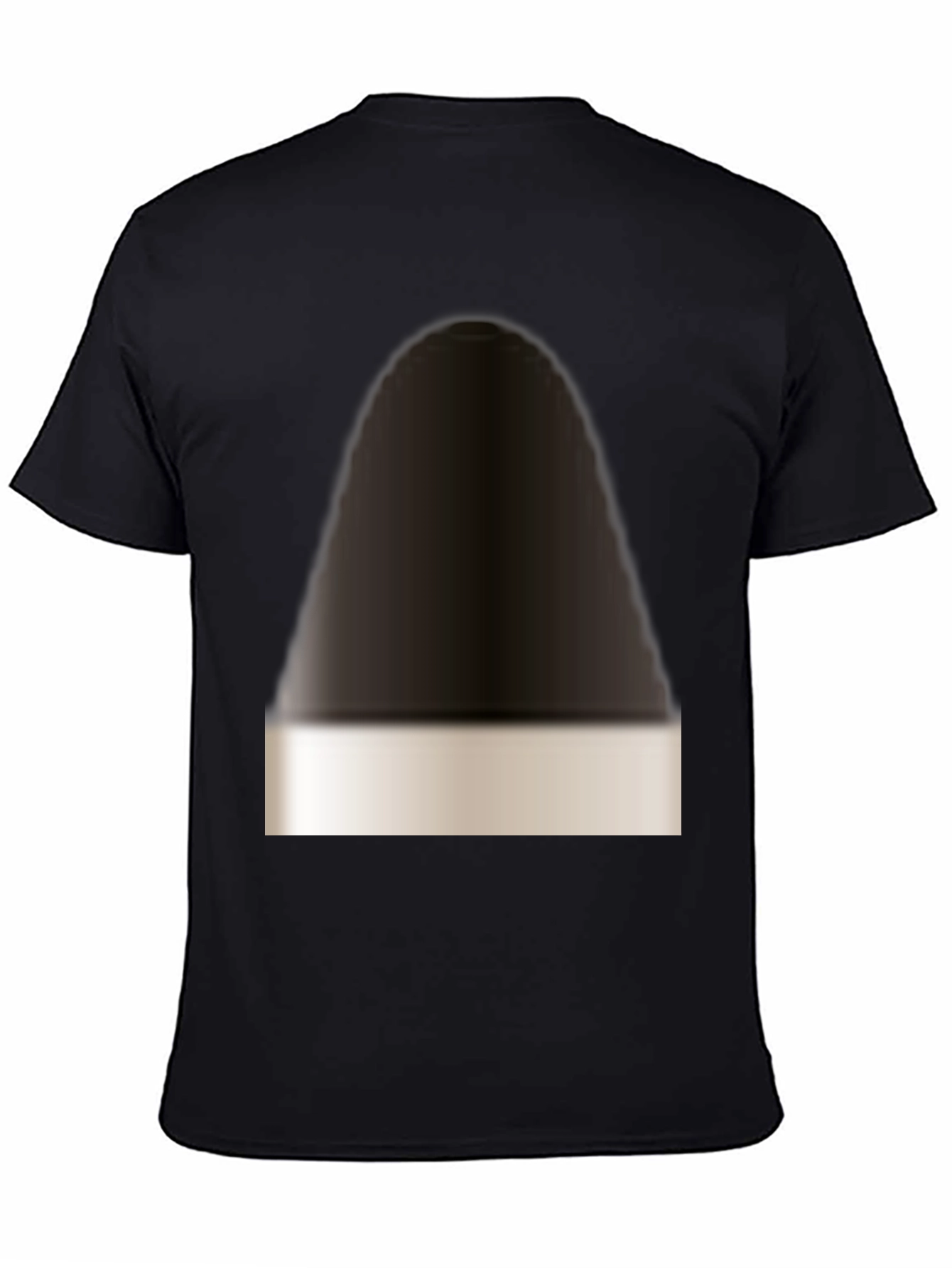 Modern Black T-Shirt with Abstract Design