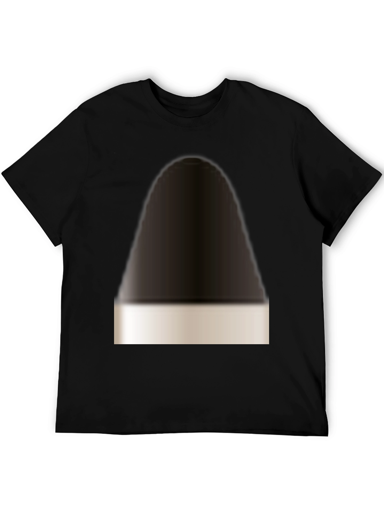 Modern Black T-Shirt with Abstract Design