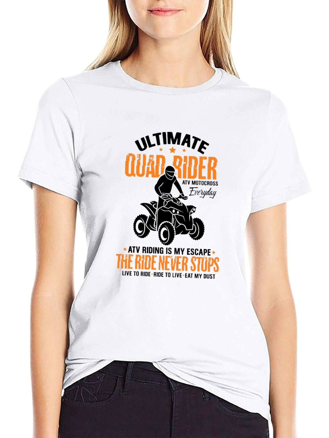 Ultimate Quad Rider Graphic Tee - Black