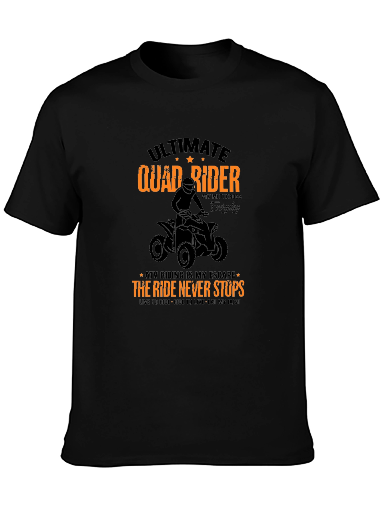 Ultimate Quad Rider Graphic Tee - Black