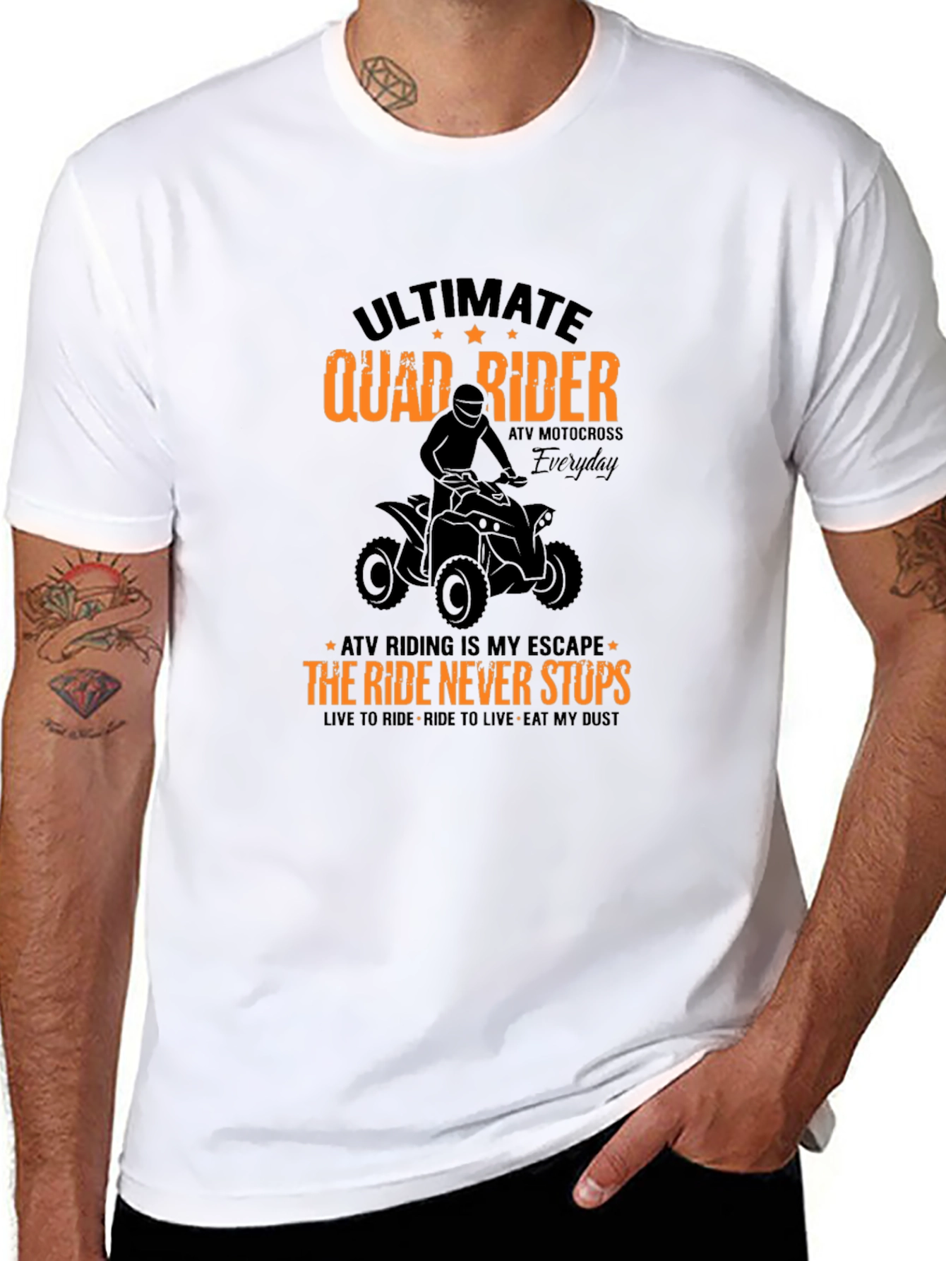 Ultimate Quad Rider Graphic Tee - Black