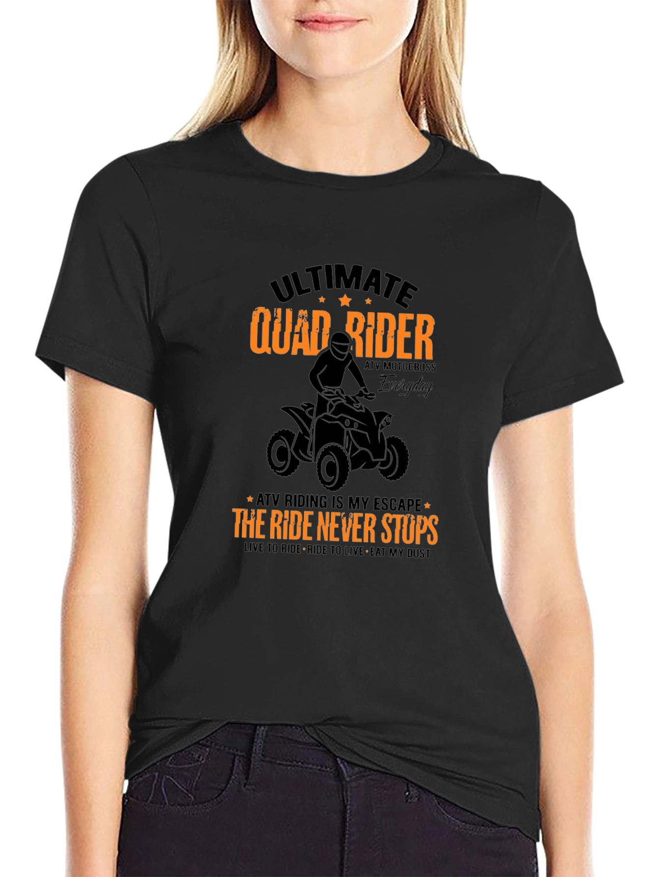 Ultimate Quad Rider Graphic Tee - Black
