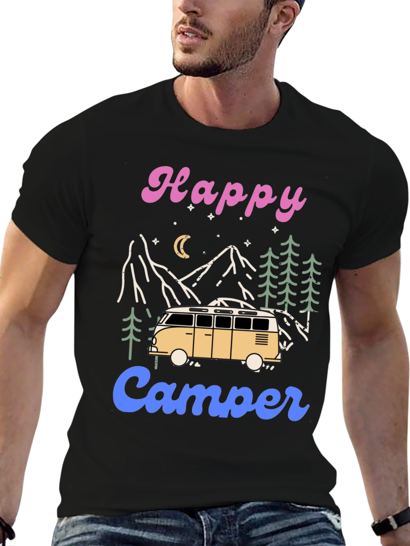 Happy Camper Graphic T-Shirt