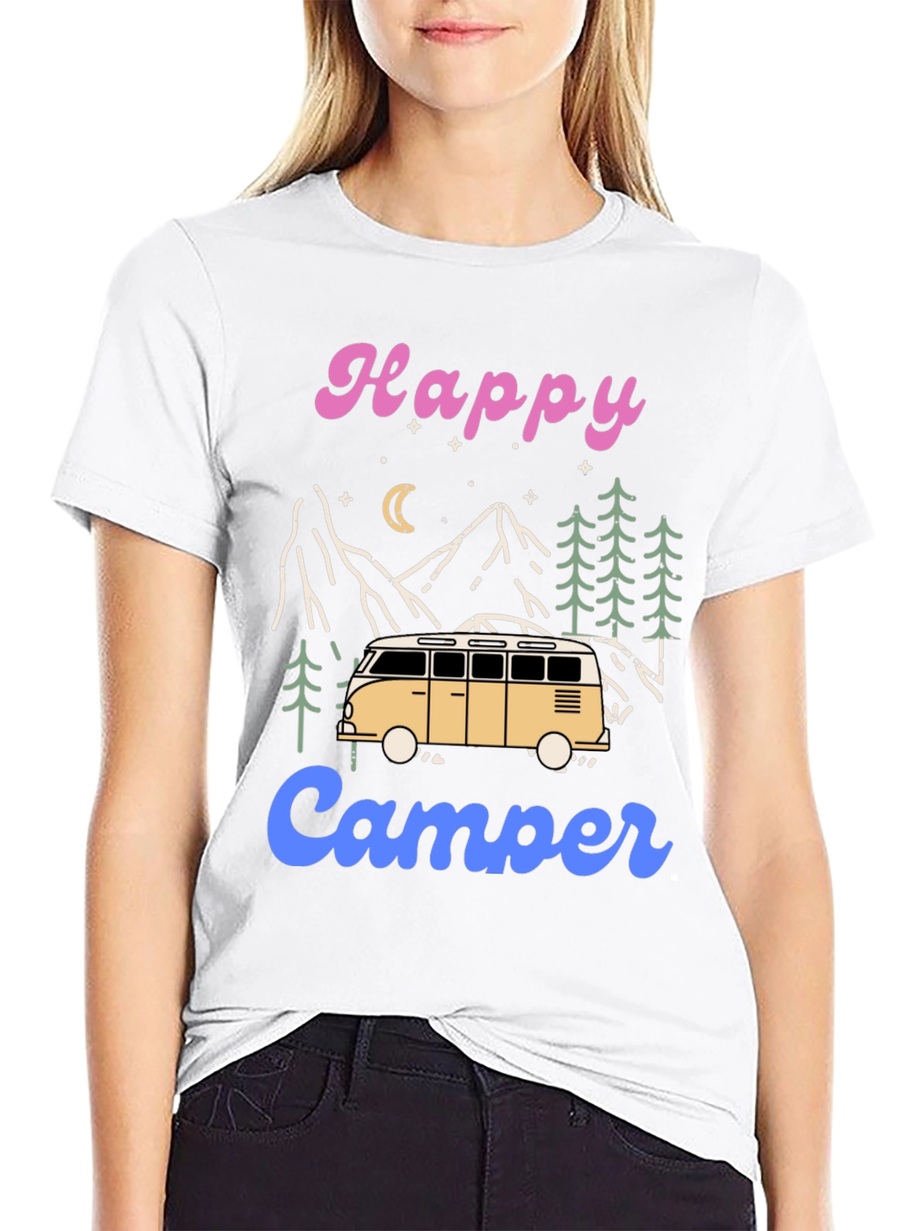 Happy Camper Graphic T-Shirt