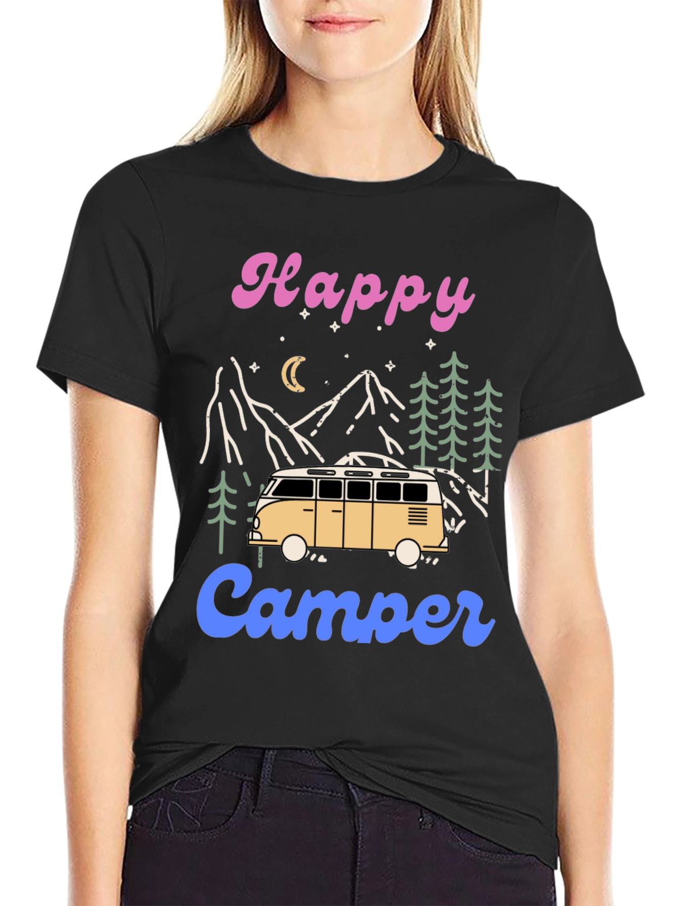 Happy Camper Graphic T-Shirt