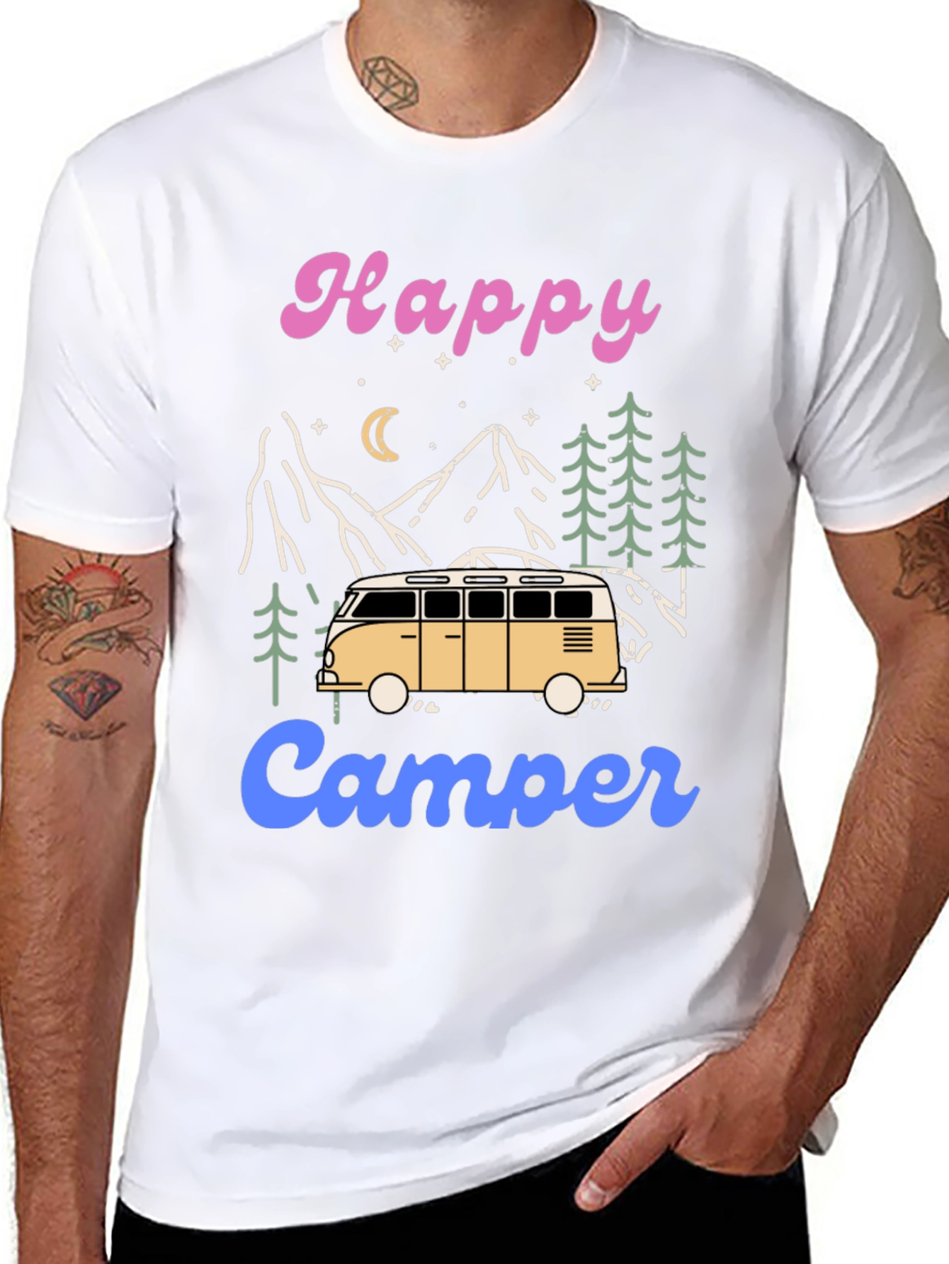 Happy Camper Graphic T-Shirt