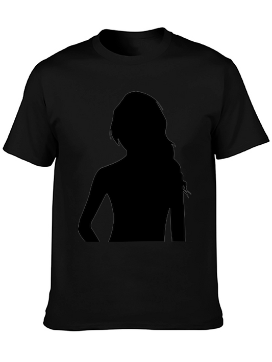 Black Silhouette Graphic Tee
