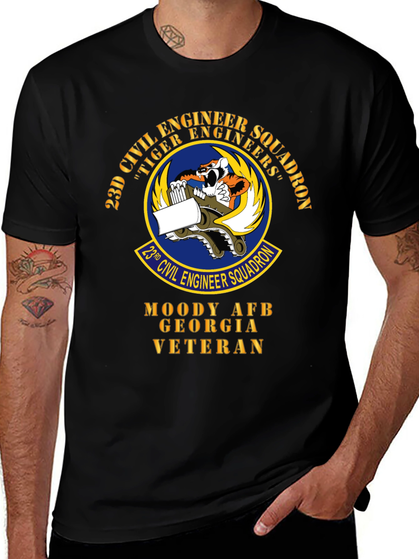 23rd Civil Engineer Squadron Veteran T-Shirt