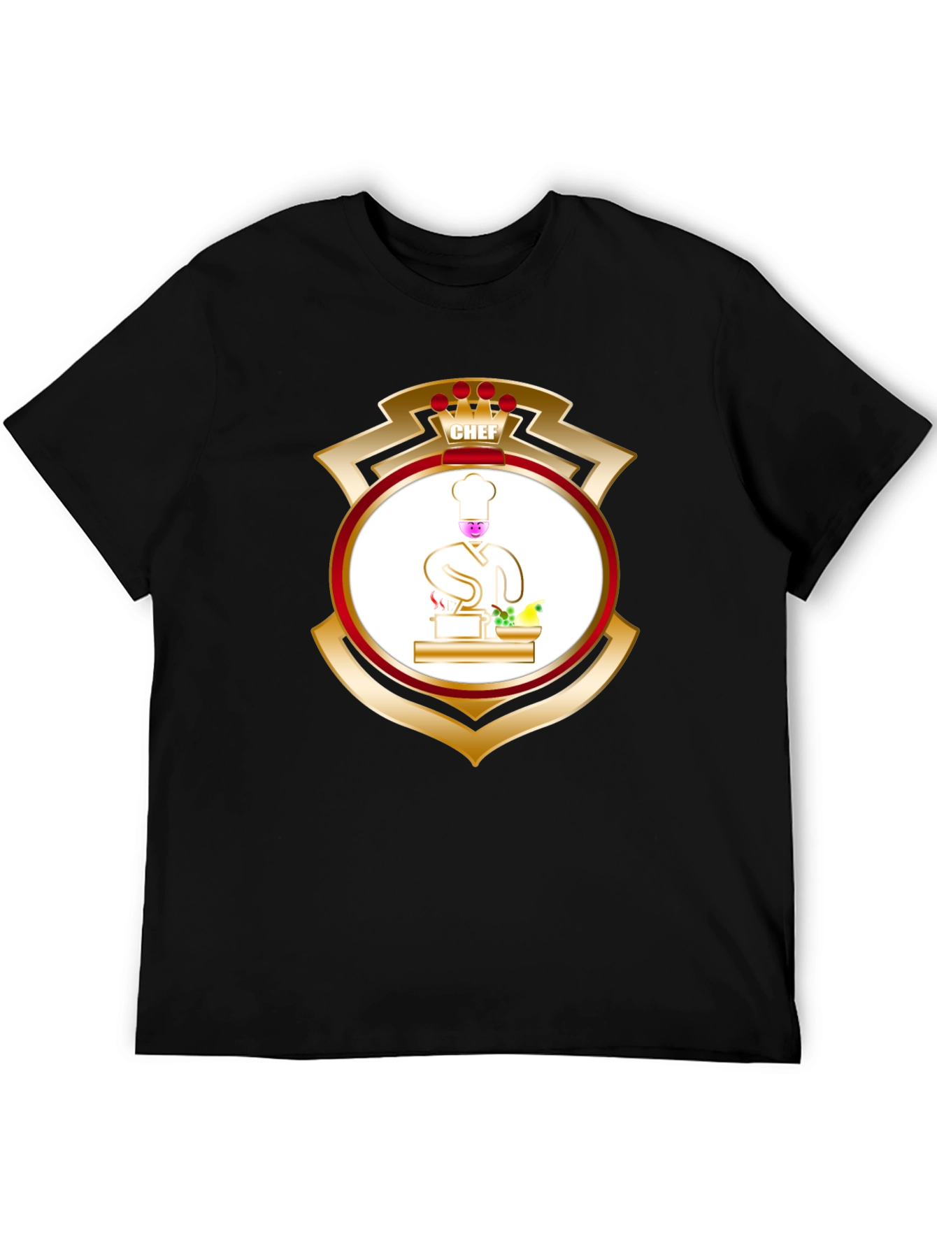 Chef Shield Graphic Tee - Culinary Pride