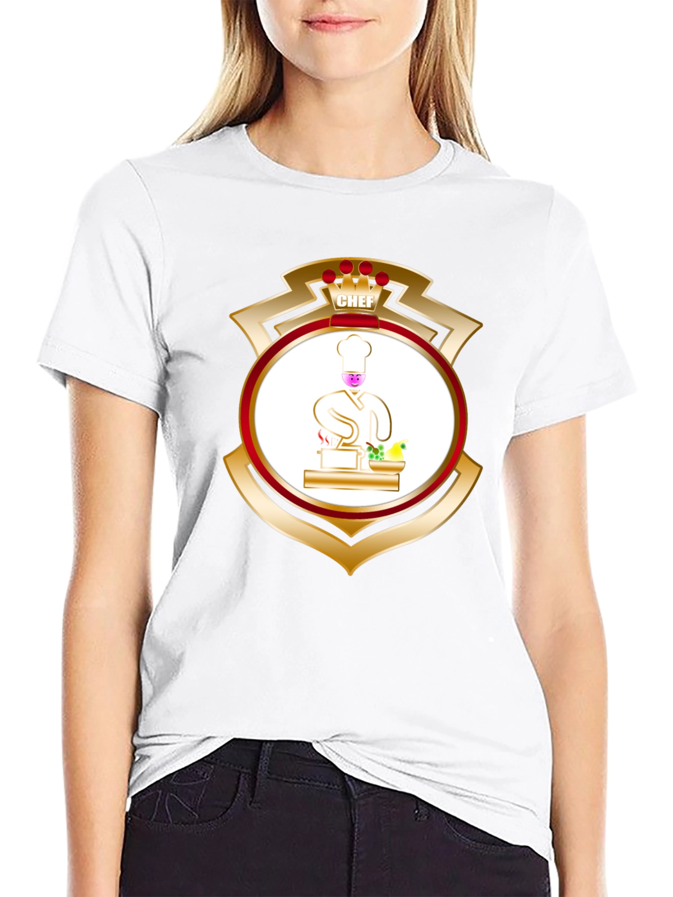 Chef Shield Graphic Tee - Culinary Pride