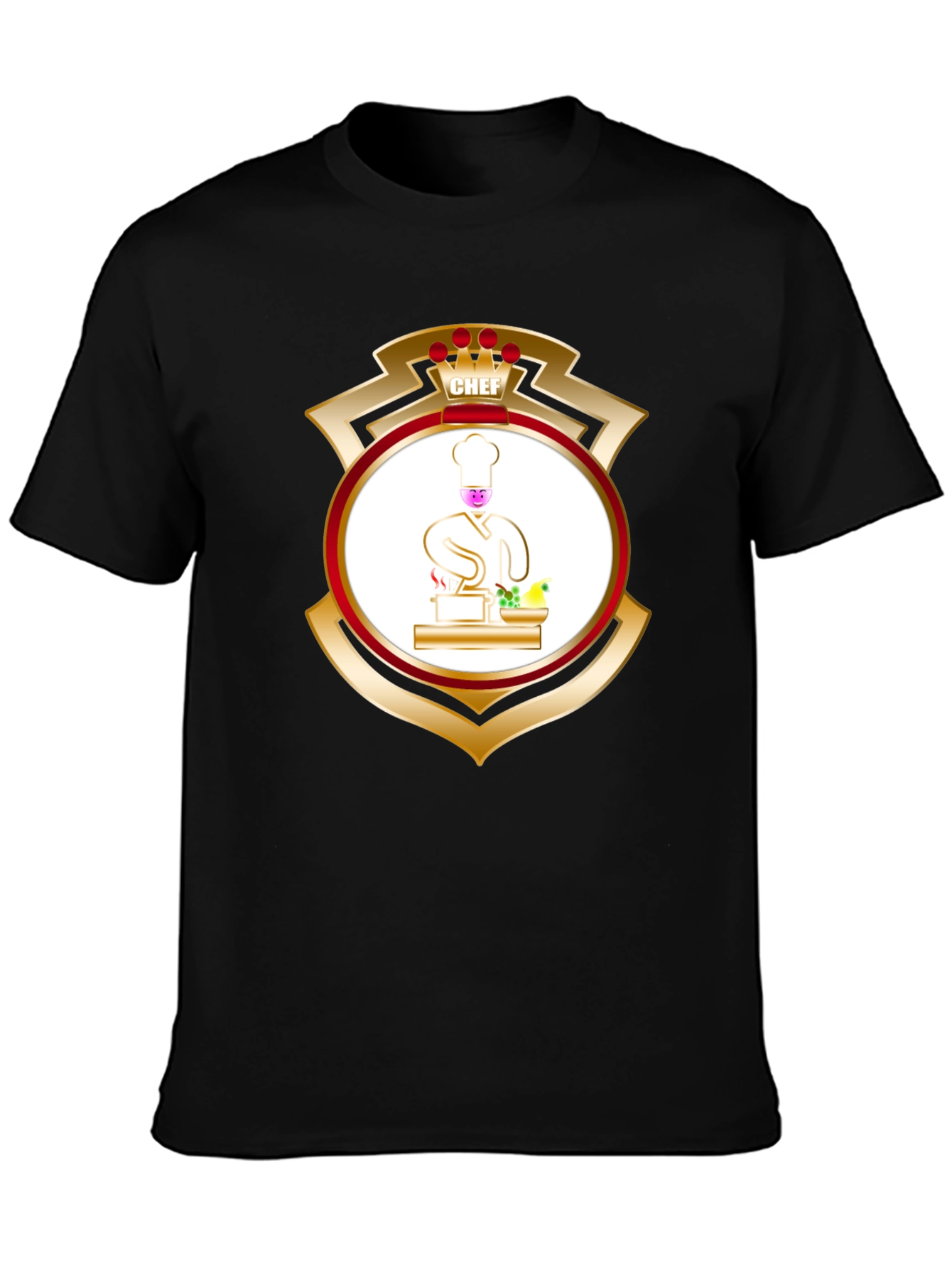 Chef Shield Graphic Tee - Culinary Pride