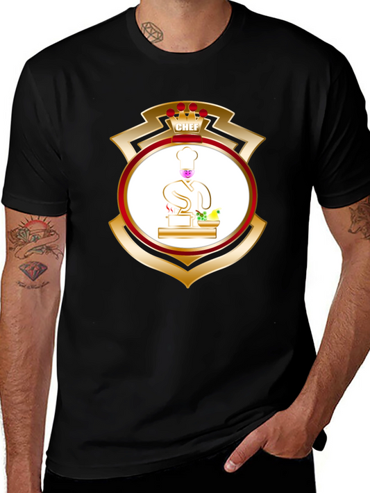 Chef Shield Graphic Tee - Culinary Pride