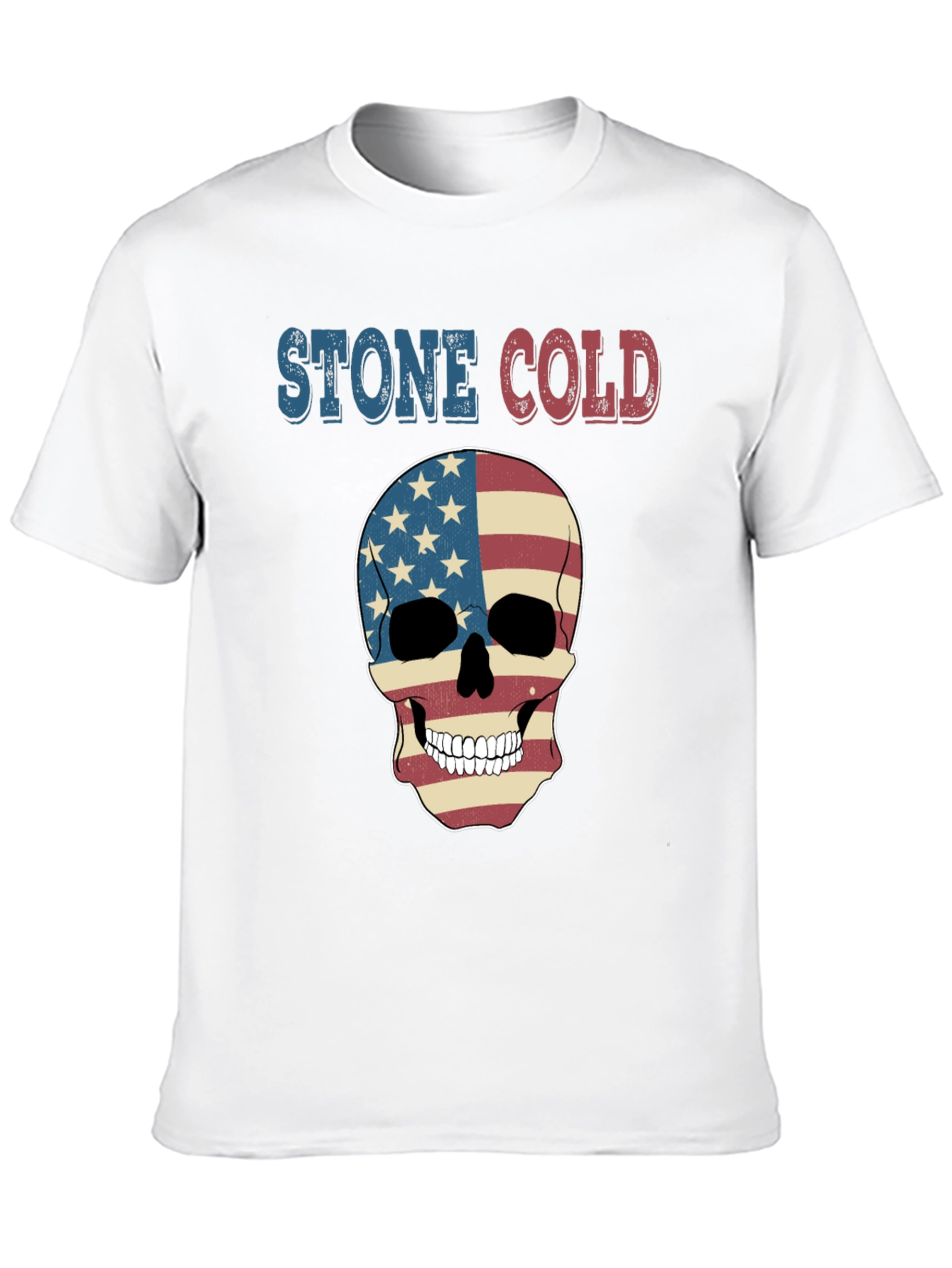 Stone Cold Skull Flag Graphic Tee
