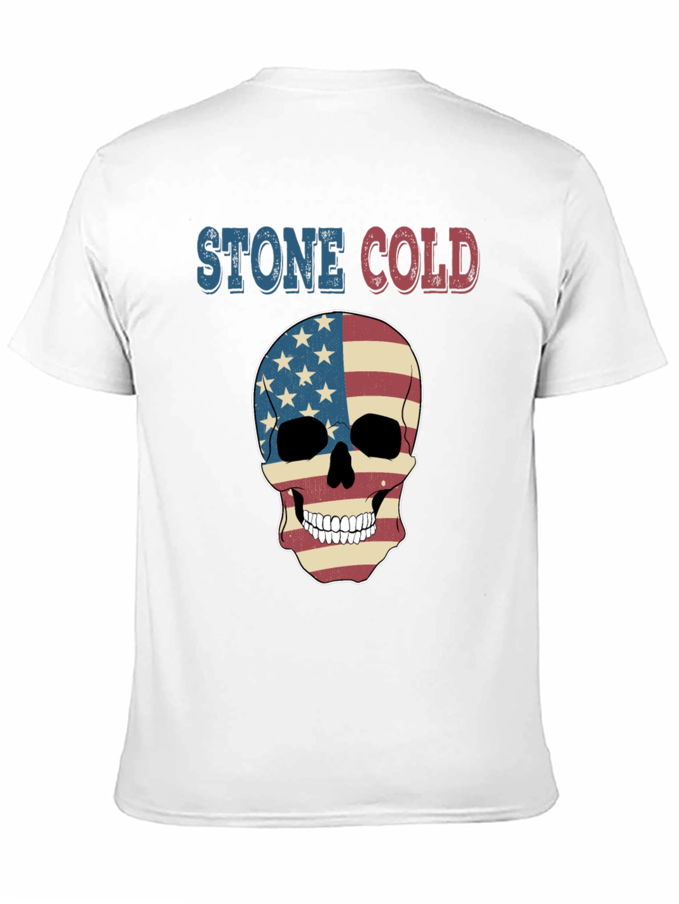 Stone Cold Skull Flag Graphic Tee