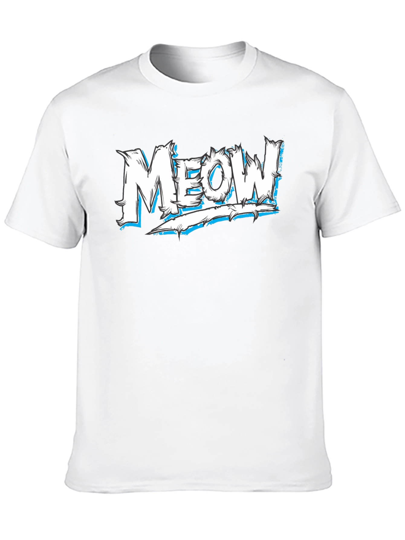Meow! Graphic Black T-Shirt