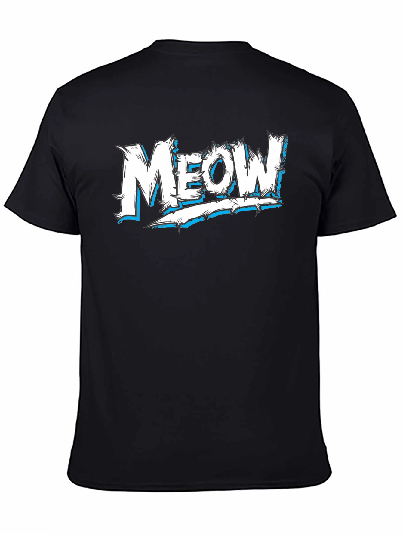 Meow! Graphic Black T-Shirt