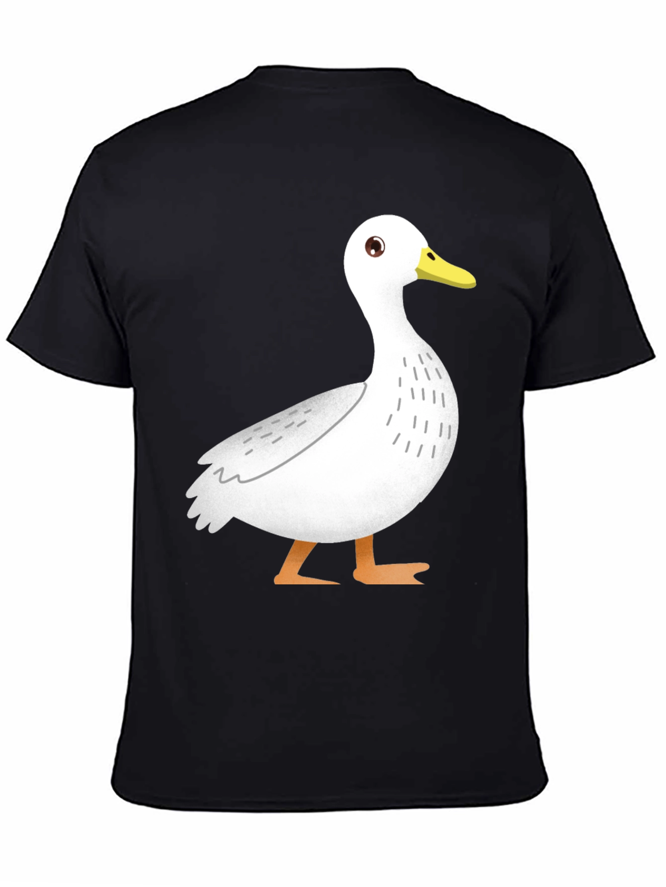 Duck Graphic Tee - Casual Black T-Shirt