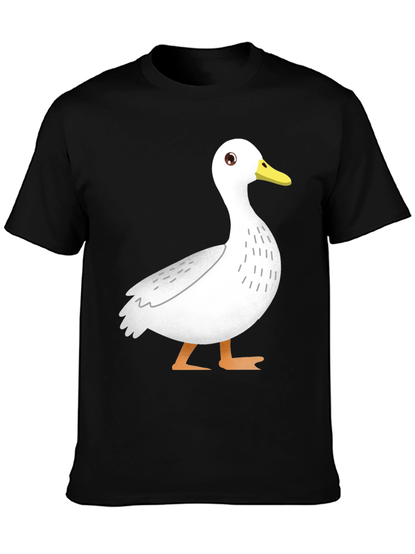 Duck Graphic Tee - Casual Black T-Shirt