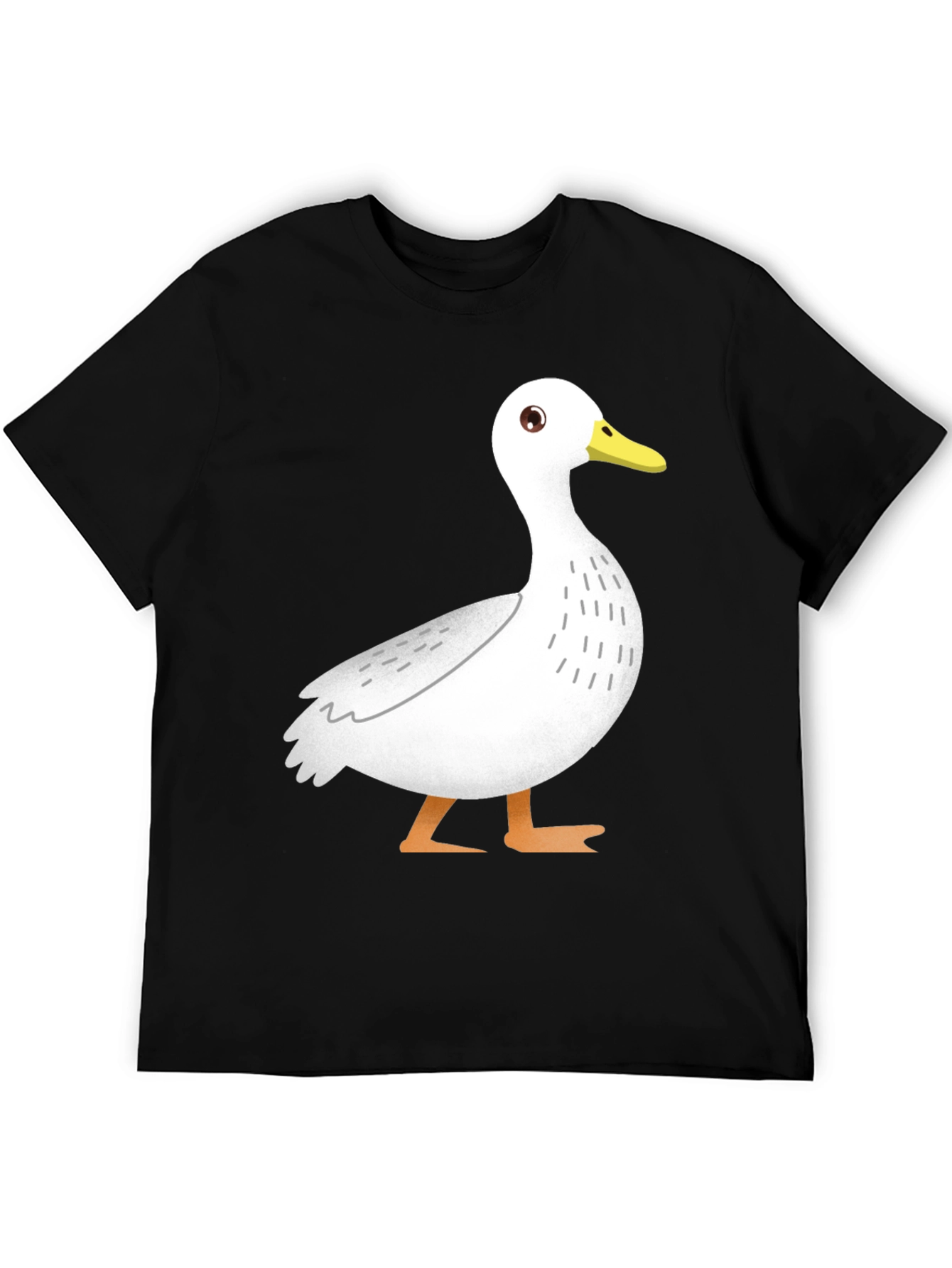 Duck Graphic Tee - Casual Black T-Shirt