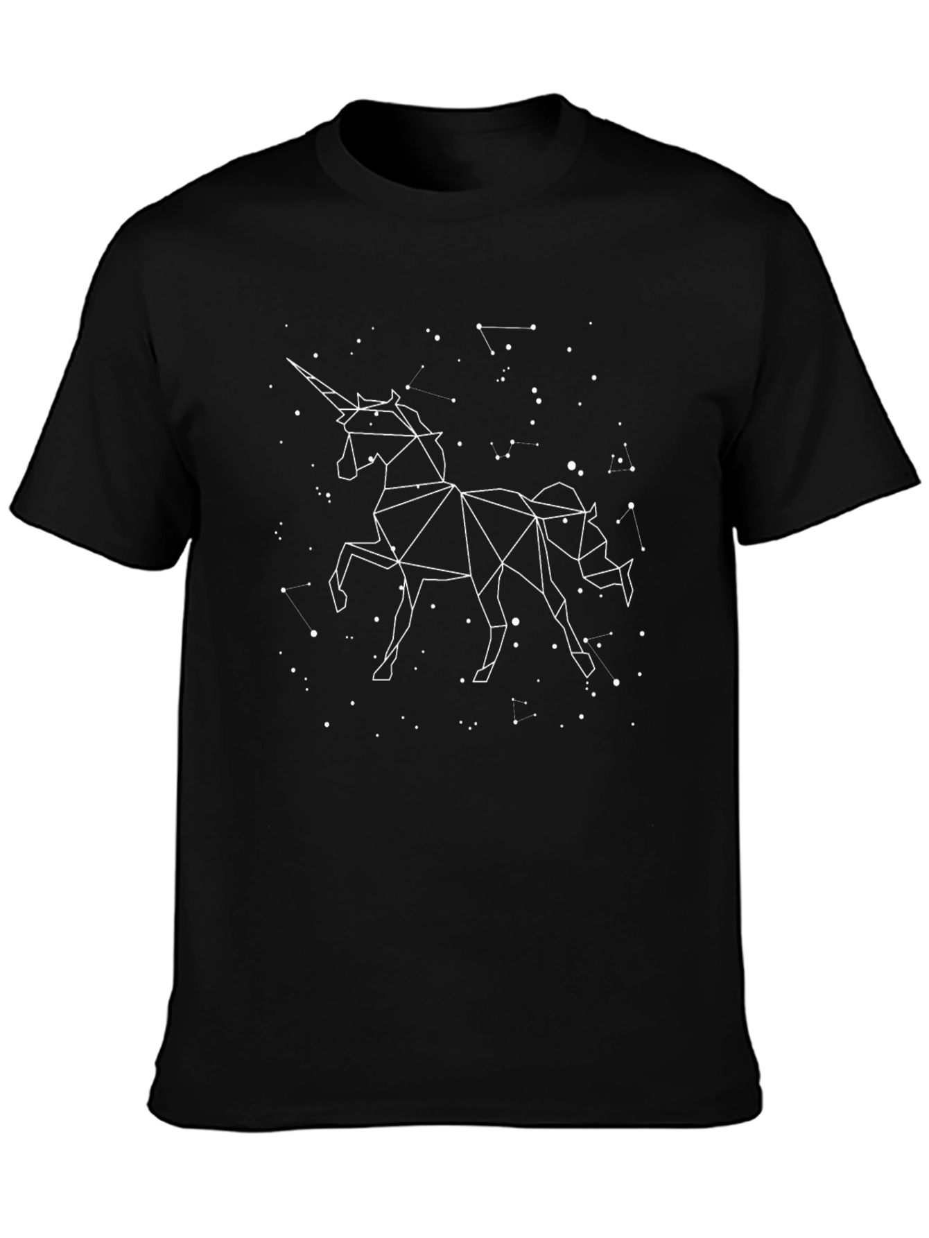 Geometric Unicorn Constellation Graphic Tee