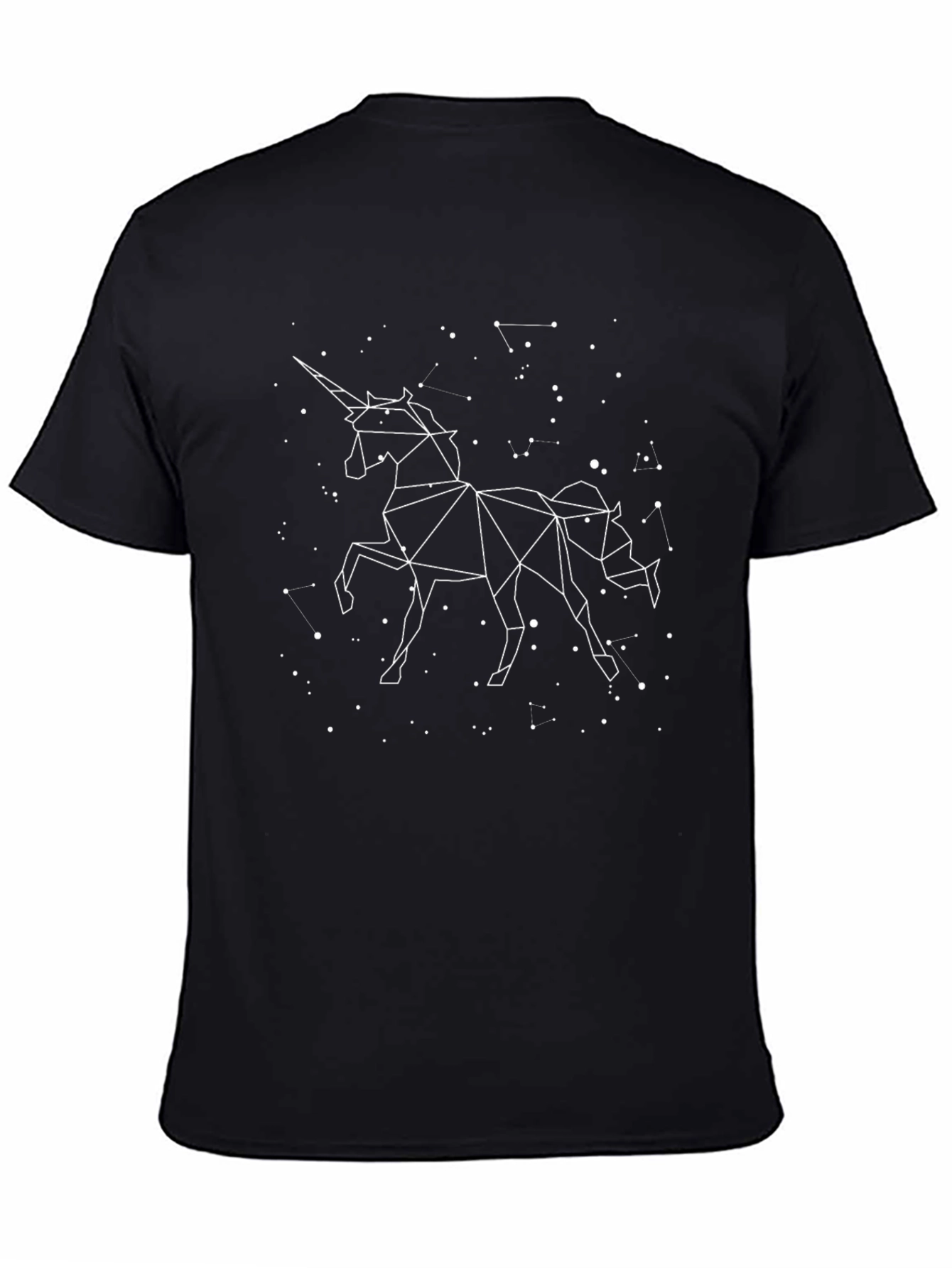 Geometric Unicorn Constellation Graphic Tee