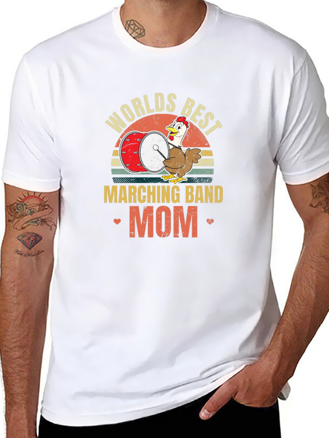 Worlds Best Marching Band Mom T-Shirt