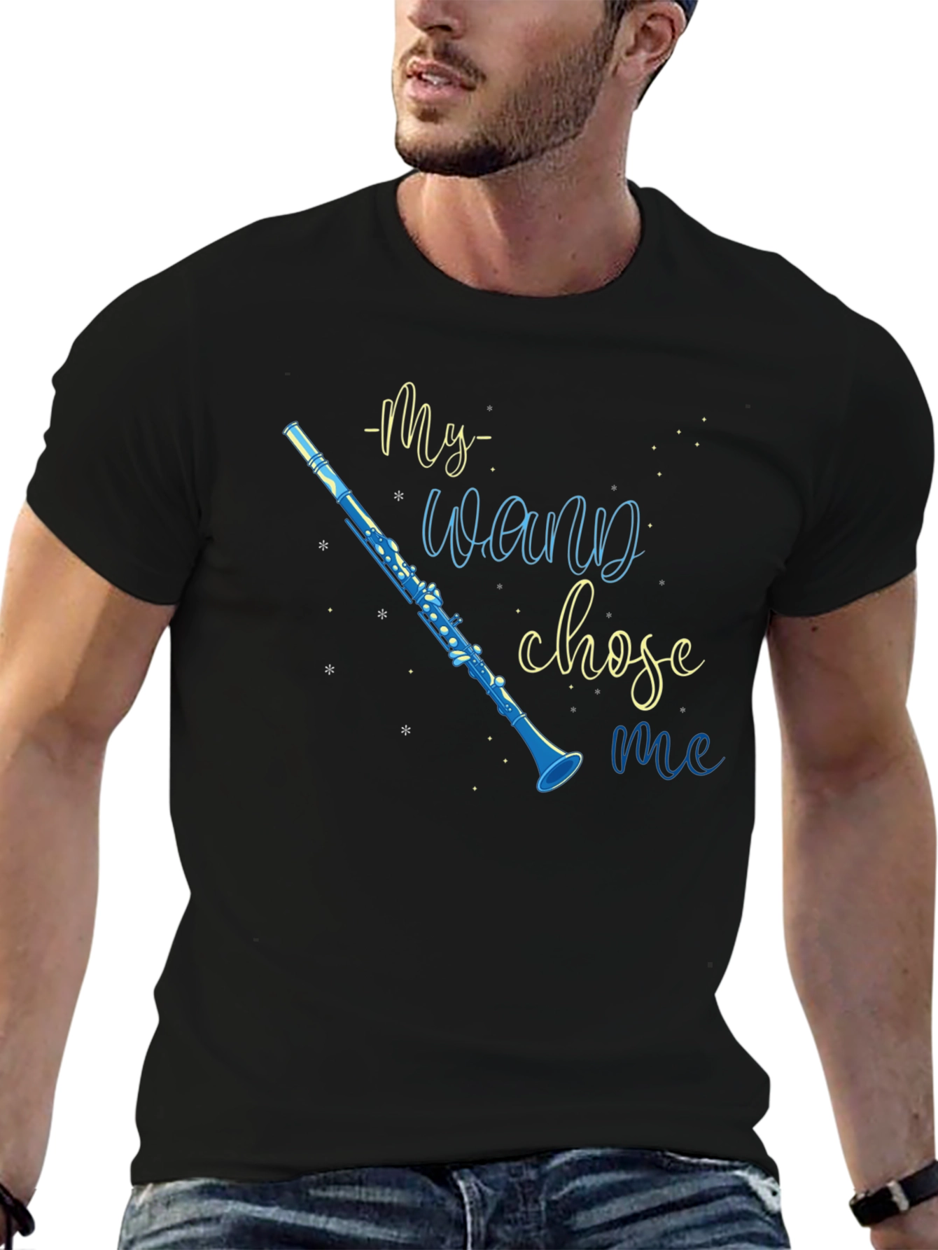 My Wand Chose Me T-Shirt Musician Tee