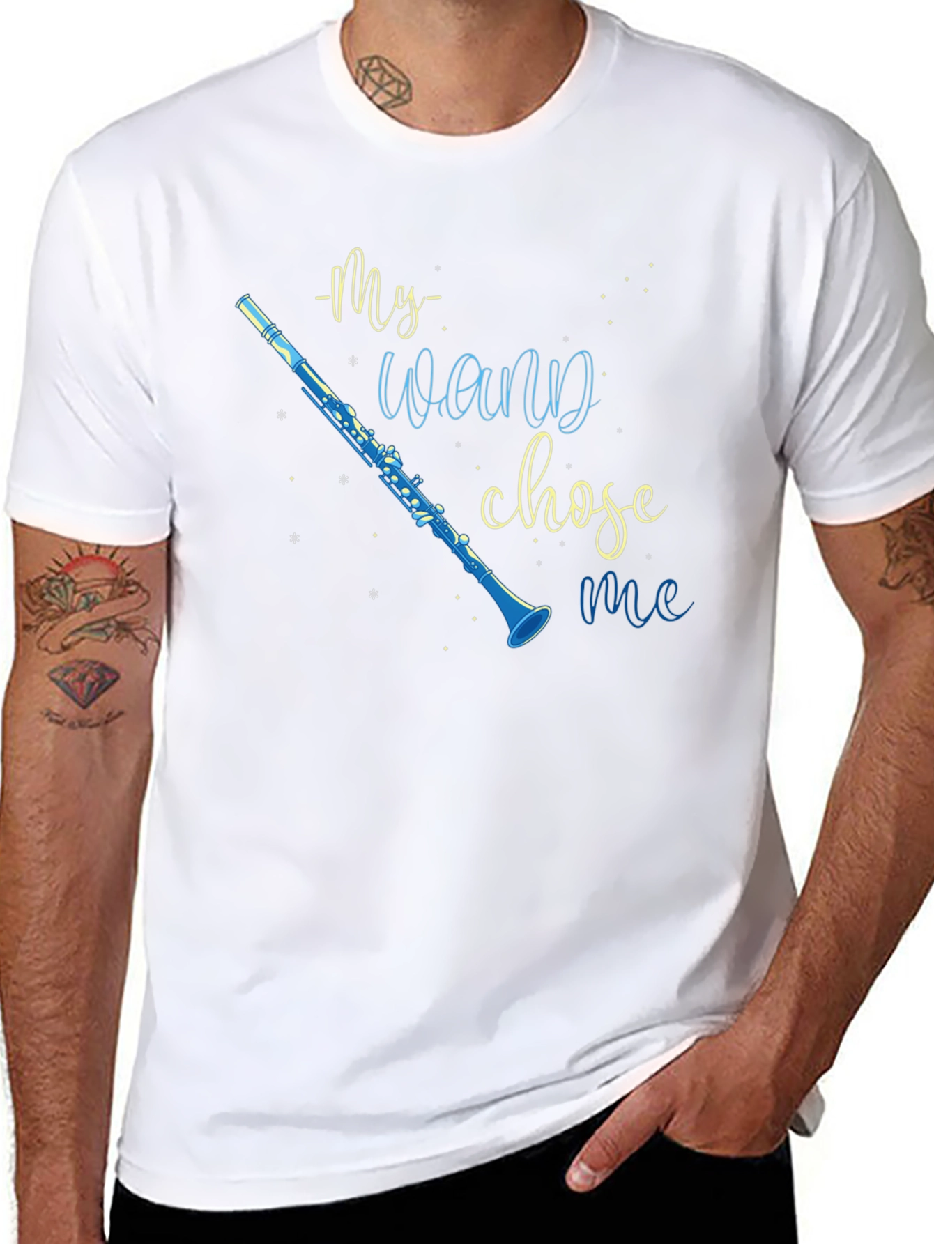 My Wand Chose Me T-Shirt Musician Tee