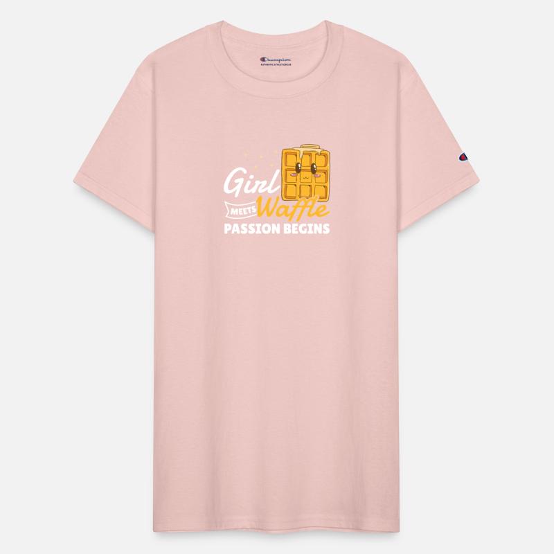 Waffle Women Gift Girl Waffle Passion Begins