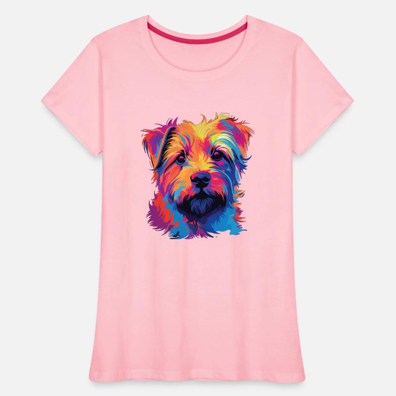 Watercolor Colorful Norfolk Terrier