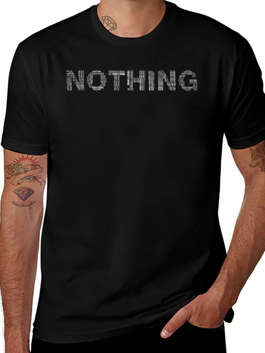 Nothing Everything Word Art Graphic Tee