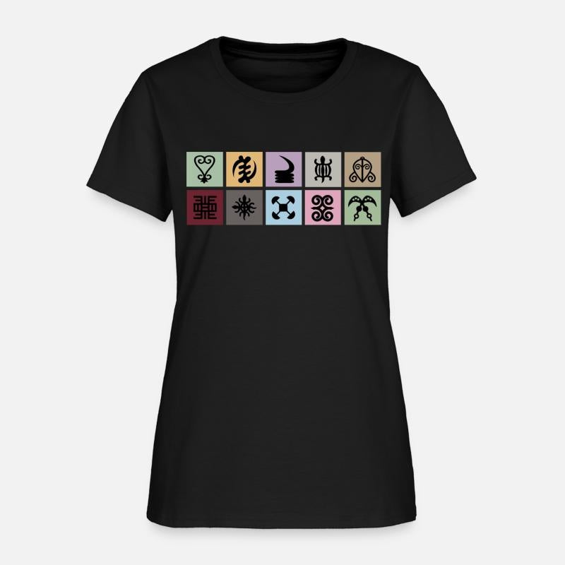 West African Adinkra Symbols Grid