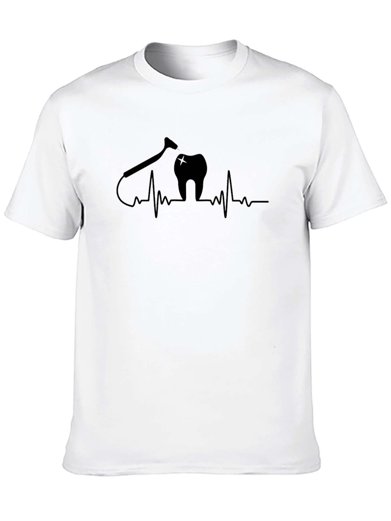 Dentist Heartbeat T-Shirt - Dental Lover Tee