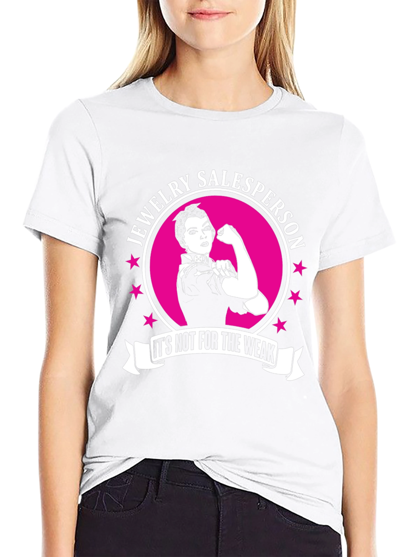 Jewelry Salesperson T-Shirt - Strong Woman Design