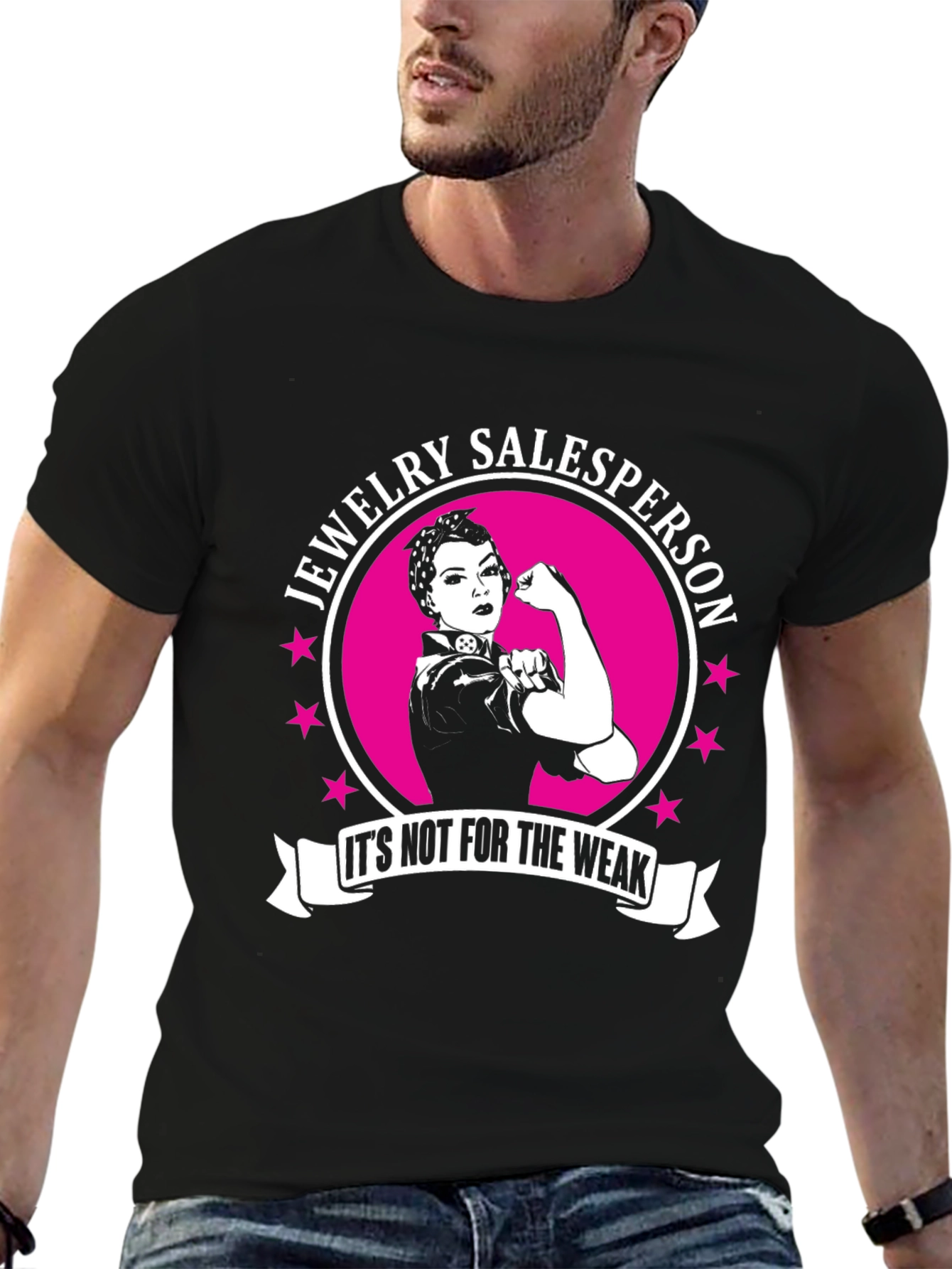 Jewelry Salesperson T-Shirt - Strong Woman Design