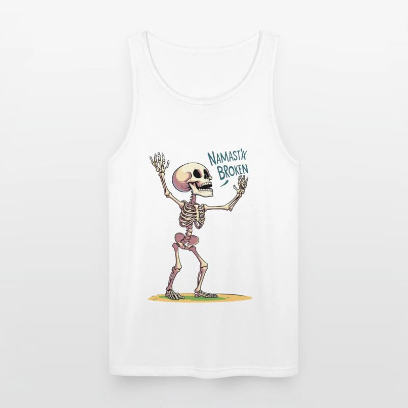Whimsical Skeleton with Broken Grace