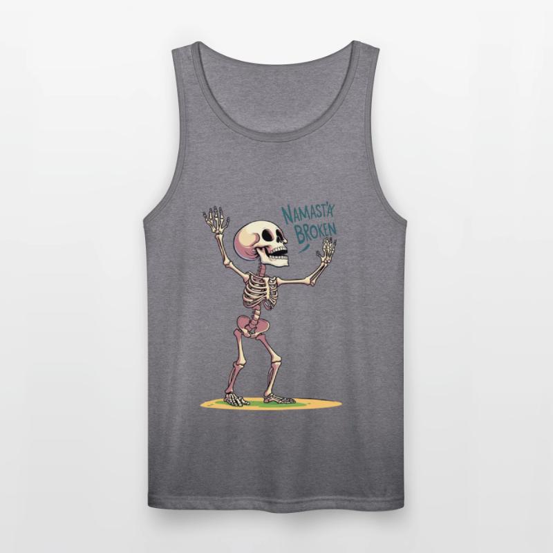 Whimsical Skeleton with Broken Grace