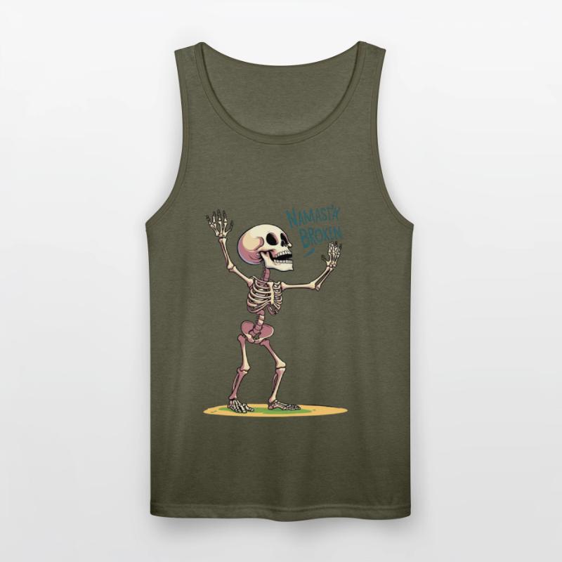 Whimsical Skeleton with Broken Grace