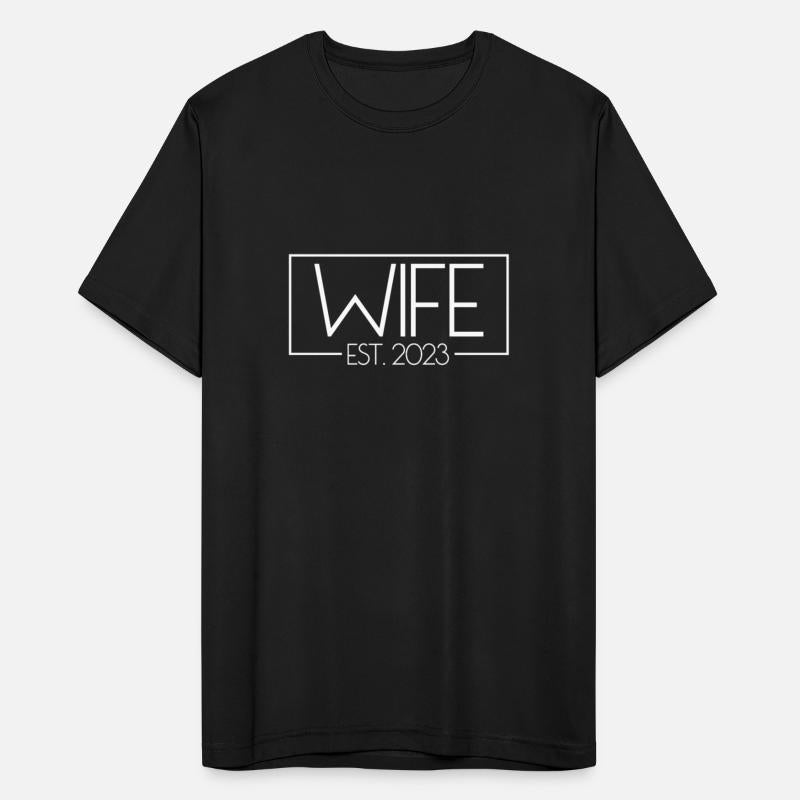Wife Est. 2023 Matching Couple Newlywed Marriedmar