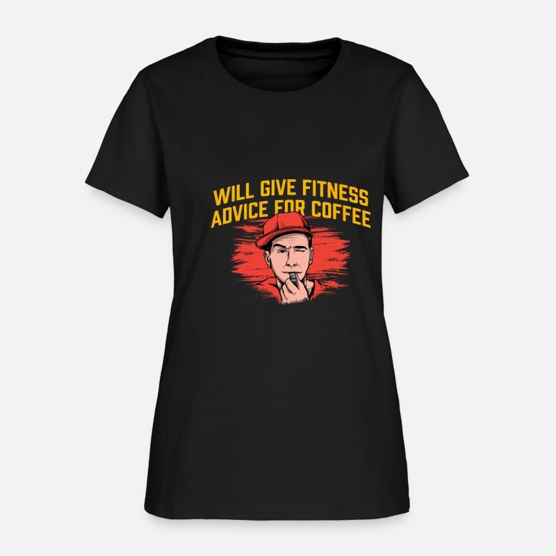 Will Give Fitness Advice for Coffee Funny Fitness