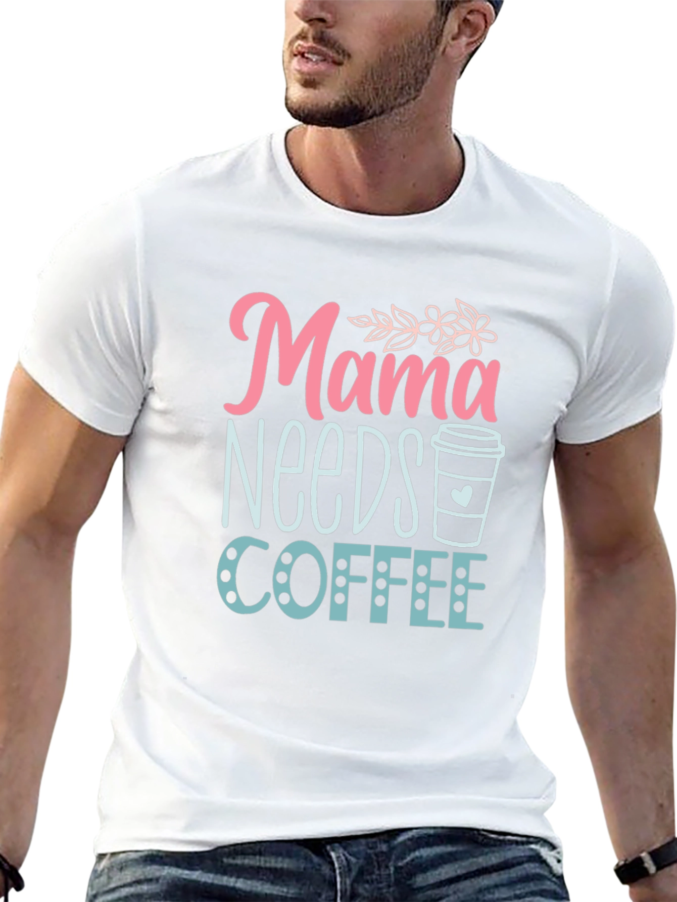Mama Needs Coffee T-Shirt - Soft Black Tee