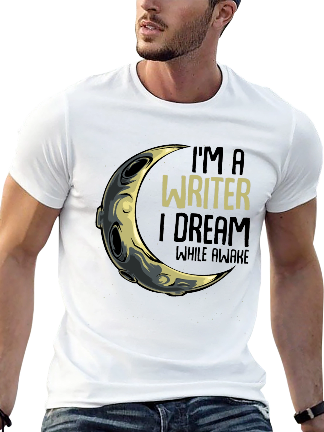 Im a Writer Moon Graphic T-Shirt