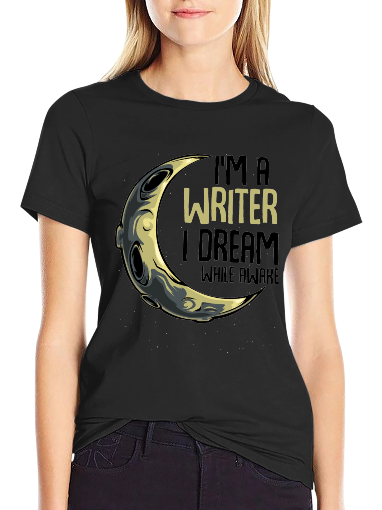 Im a Writer Moon Graphic T-Shirt