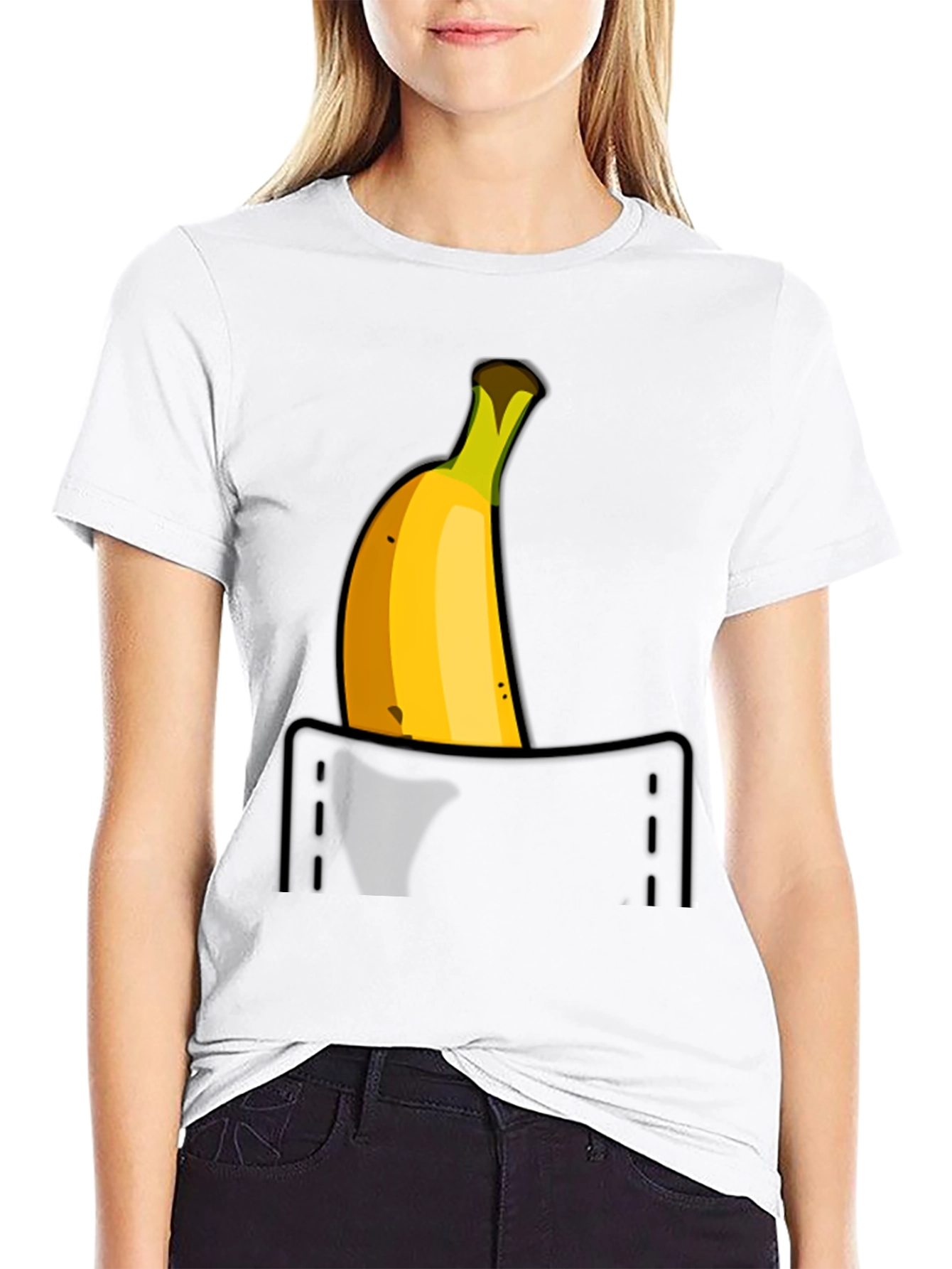 Banana Pocket Graphic T-Shirt