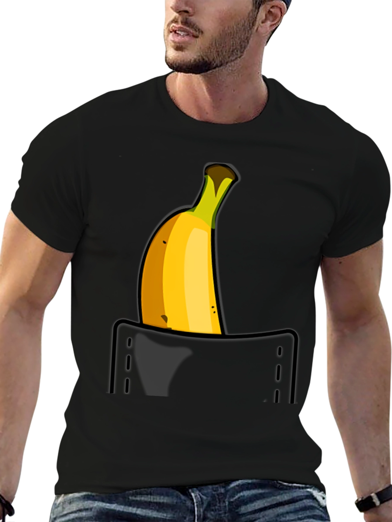 Banana Pocket Graphic T-Shirt